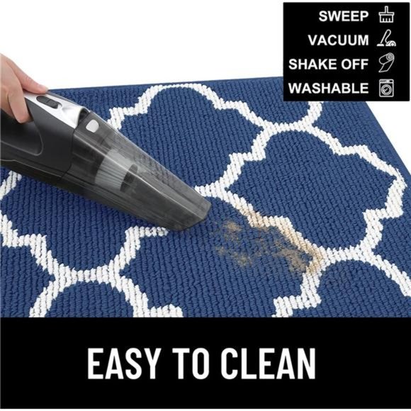 Indoor Door Mat, 32x20, Non-Slip Absorbent Resist Dirt Entrance Mat, Washable - Picture 5 of 6